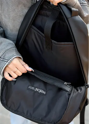 Женский рюкзак Sambag Zard QSH черный 40 х 28 х 14 см (25428001) - фото 8