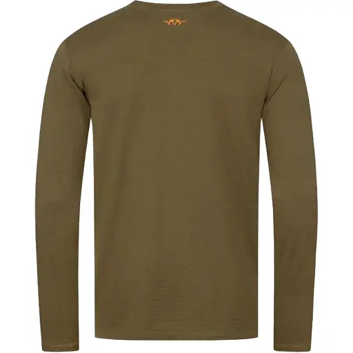 Лонгслів Blaser Active Outfits Men’s Merino Base 160 LS Shirt Dark Olive - фото 4