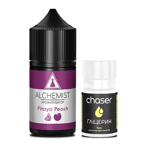 Набор компонентов для самозамеса солевой заправки ALCHEMIST 30 мл Pitaya Peach Питая Персик, 0-50 мг (18092) - фото 2