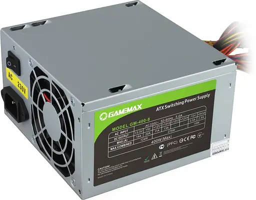 Блок живлення GameMax GM-400 400W (GM-400 400W) Б/в - фото 1