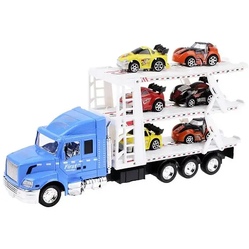 Игрушечный грузовик с платформой для машинок IM78B