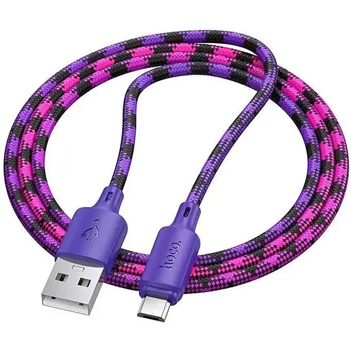 Кабель Hoco Micro USB Meridian charging data cable X116 1 м 2.4A