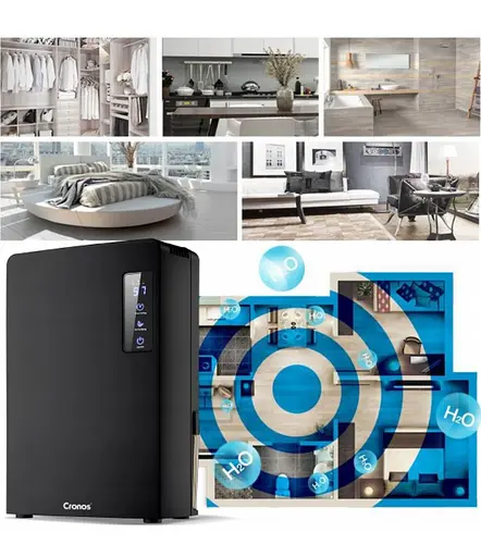 Осушувач очисник 2в1 повітря Cronos DH2200A 2.2L Black - фото 3
