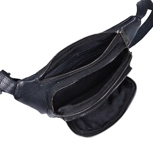 Кожаная мужская сумка на пояс TARWA 14х29х5 см sum0025938 - фото 2