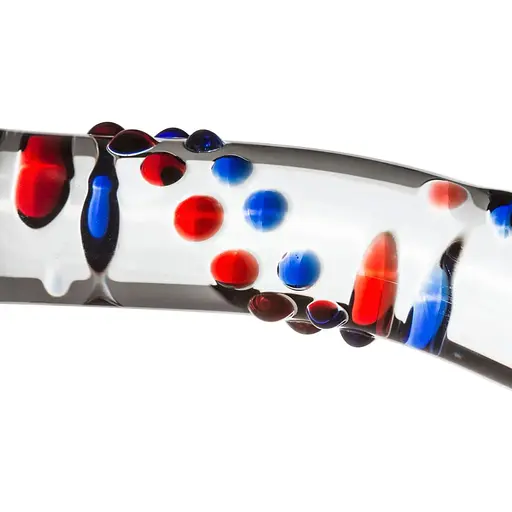 Скляний дилдо з вигинами і малюнком Gildo Glass Dildo No. 3 - фото 4