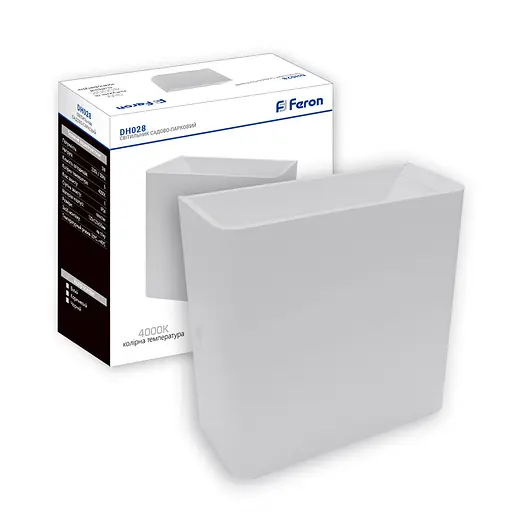 Архитектурный светодиодный накладной светильник Feron DH028 3Вт 4000K белый - фото 1