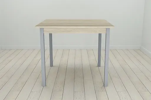 Стіл кухонний Ferrum-decor Дієго 75x80x80 Сірий ДСП Сонома 16мм (FRD-106306) - фото 2