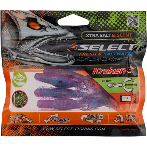 Силікон Select Kraken 3" #314 (5 шт/уп) - фото 2