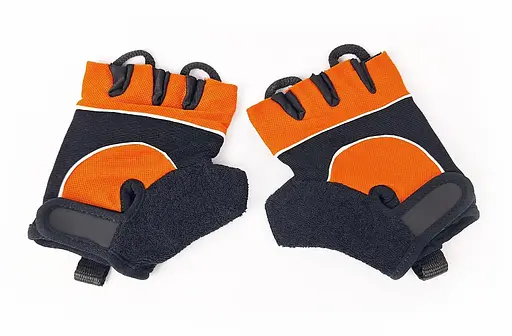 Велорукавиці Sydney A-4781 з короткими пальцями M Black-Orange (G0000073) - фото 3