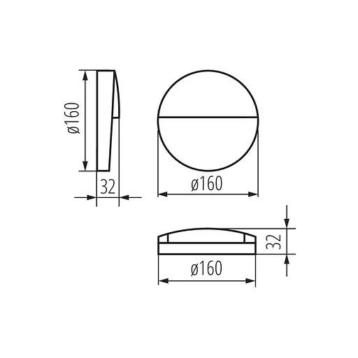 Настінний світильник DULI LED 6,5W-NW-O-GR-Kanlux - фото 5