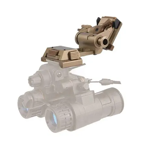 NVG крепление для ПНБ с DOVETAIL интерфейсом "Ласточкин хвост" для NV8000, NV8160, PVS-15/18/21/31 Wilcox L4G24, золотистый (100986) - фото 6