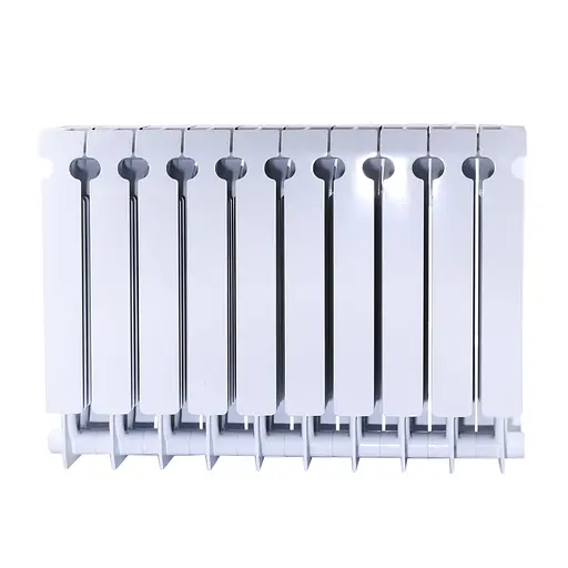 Радіатор біметалевий секційний Queen Therm 500/120 (кратно 10), Білий - фото 5