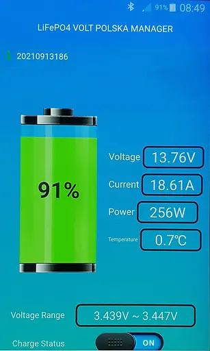 Акумуляторна батарея Volt Polska LiFePO4 12.8 V 100 Ah 150 А + BMS + Bluetooth - фото 2