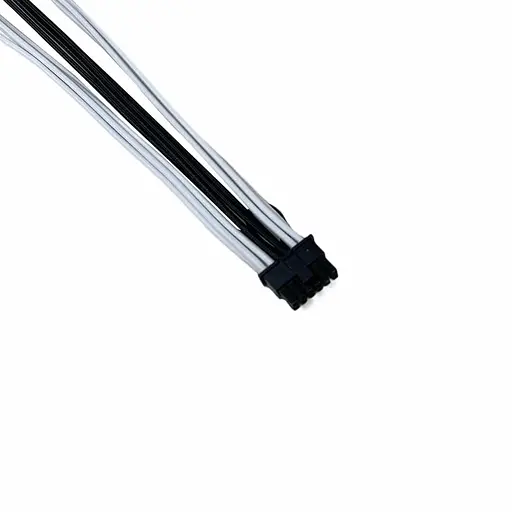 Кабель-подовжувач для блоку живлення QUBE 12+4P VGA Black-White - фото 2