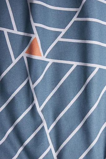 Комплект постільної білизни Moon&Star Бязь Gold Люкс Petroleum євро 200х220 наволочки 4х50х70 - фото 7