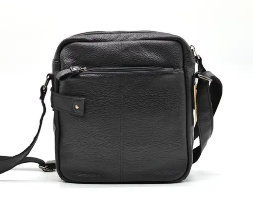 Чоловіча шкіряна сумка через плече TARWA 24х26х8 см sum0025801 - фото 3