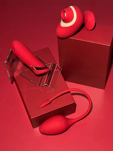 Міні-вібратор B - Series Cute Lipstick Bullet, 10.2 см (червоний) - фото 7