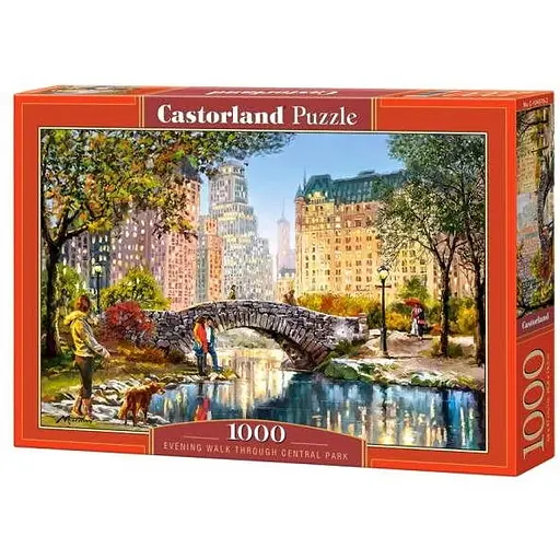 Пазл Castorland Вечерняя прогулка по центральному парку 1000 эл. (C-104376)