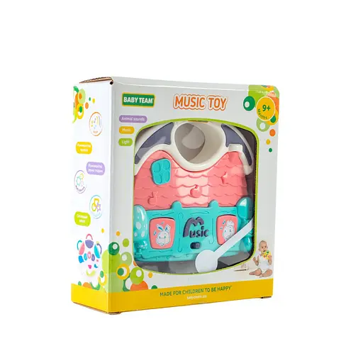 Дитяча музична іграшка "Домик" 8627-2 світлові та звукові ефекти - фото 2