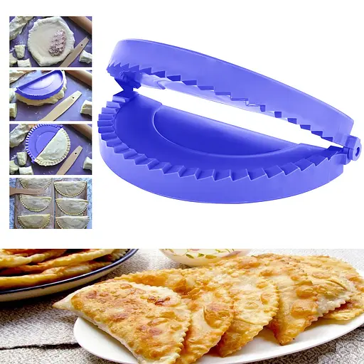 Набір форм для ліплення пельменів, вареників та чебуреків (3 шт.) пельменниця, вареничниця та прес для чебуреків, Господар Різні кольори 87411 - фото 3