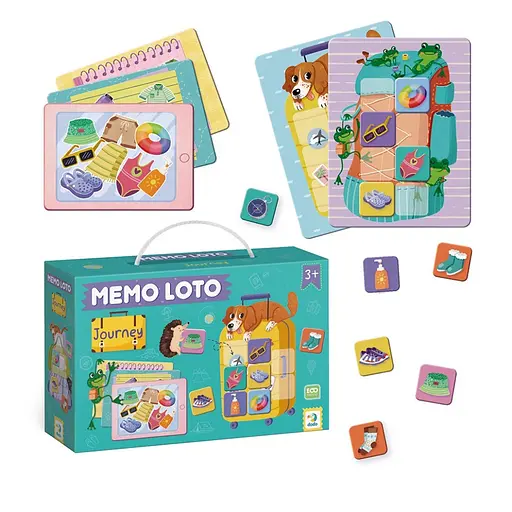 Настільна гра-лото "Збираємось у подорож" DoDo Toys 301227, 32 фішки - фото 3