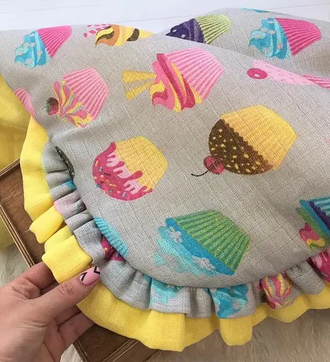 Мусліновий плед-конверт Moontime "Тістечка" - фото 3