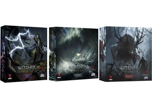 Настільна гра Geekach Games Набір доповнень до гри Відьмак. Старий світ: Маги + Скелліге + Стежки монстрів (укр.) (GKCH025MG+2)