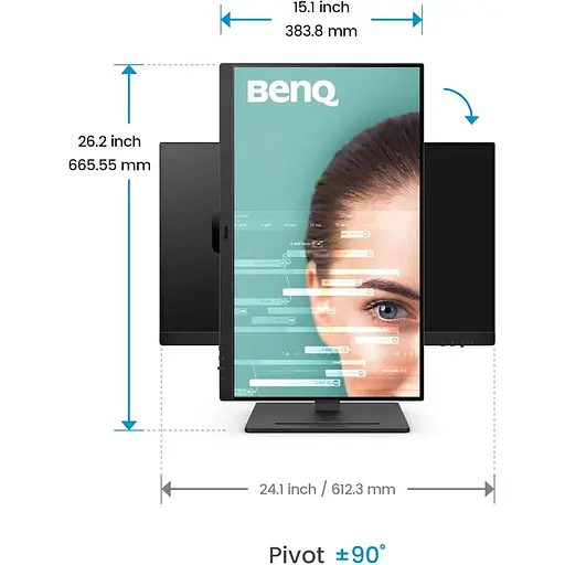 Монитор 27" BenQ GW2790T FHD IPS 100Hz (GW2790T) - фото 5