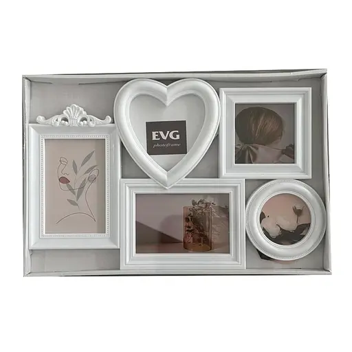 Фоторамка EVG Inno ZB-5-2944 White Collage 5 (ZB-5-2944) - фото 1