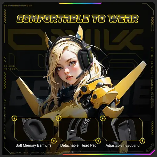 Наушники Onikuma X13 черные - фото 3