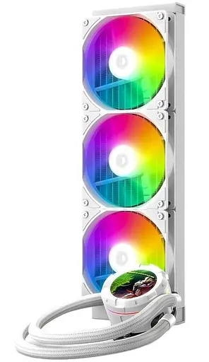 СВО ID-Cooling Space LCD SL360 XE White (SL360 XE White) - фото 2