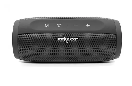 Бездротова Bluetooth колонка Zealot S16 стереозвук HiFi (Чорний) - фото 3