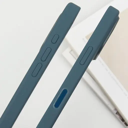 Чехол Epik Silicone case AAA с Magsafe и анимационной кнопкой для Apple iPhone 16 Pro 6.3 Lake Green - фото 5