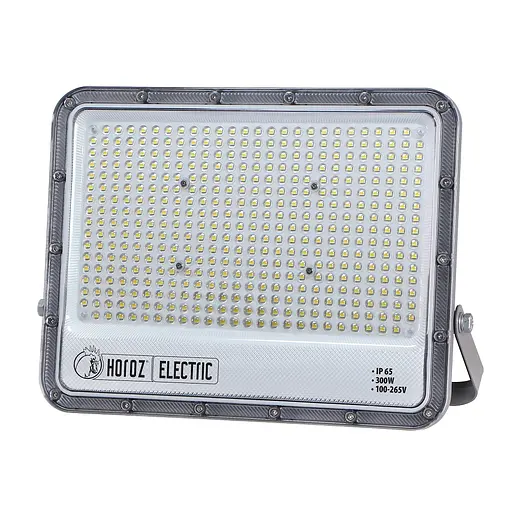 Прожектор світлодіодний Horoz Electric Margay-300 300W 3CCT 3000K-4500K-6000K сірий