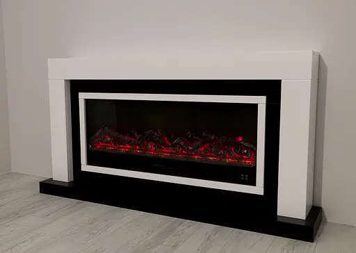 Електричний камін Domingo 1975 Bluetooth звук потріскування дров (10080140) - фото 3