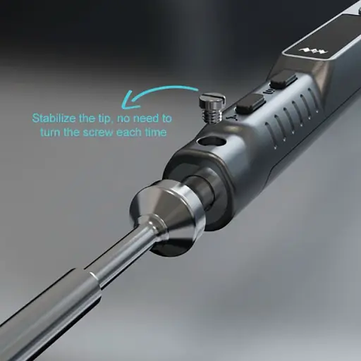 Паяльник MINIWARE TS101 65 Вт Mini USB Серый - фото 5