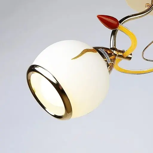 Люстра стельова Brille класична E27 60W G (LK-376C/2) - фото 2