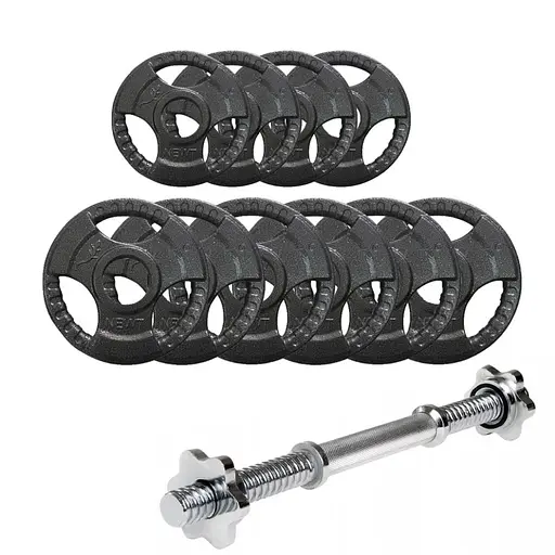 Гантель наборная Металллическая Home Profi TI-968-21, 21 кг - фото 2