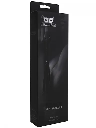 Флоггер Argus Fetish Black Mini черный - фото 3