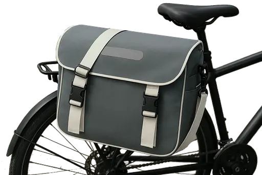 Багажная велосумка Bikemate с дождевиком 20L серая sum0028925 - фото 2