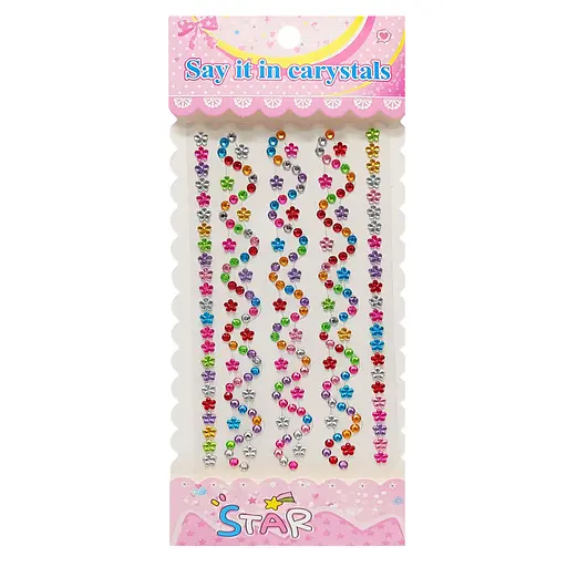 Наклейки декоративні Bambi XY-005-12 для авто, ноутбуків, телефонів - фото 1