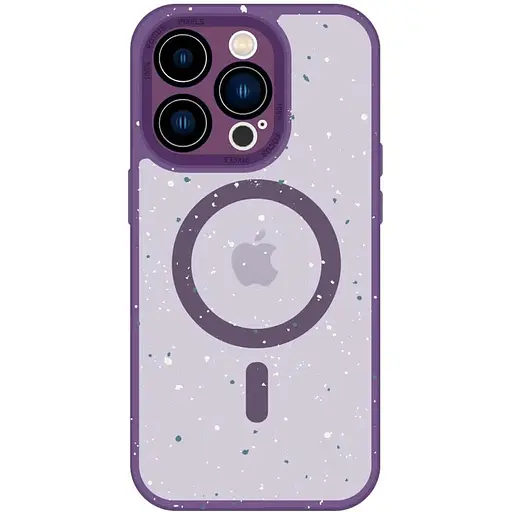 Чохол-накладка DK для Apple iPhone 12 Pro MagSafe Composite Matte Splash (deep purple) - фото 2