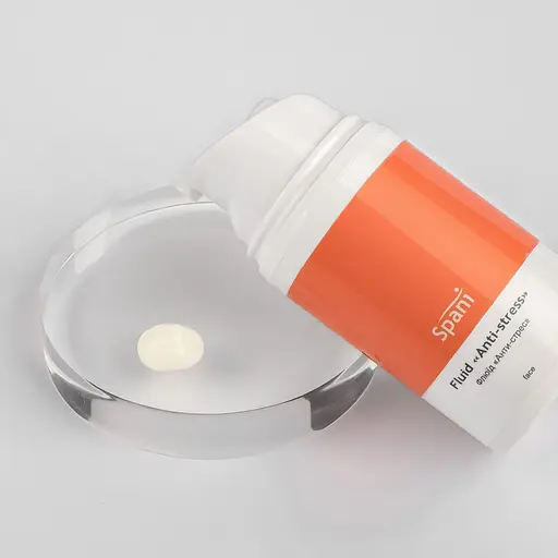 Легкий гель для лица с матирующим эффектом и SPF 35 Fluid Anti-stress SPF 35 Spani 50 мл - фото 6