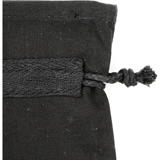 Мішечок із бавовни Rosa Talent 20х30 см чорна бавовна 135 г/м2  - фото 4