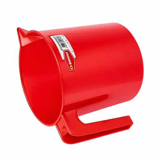 Стакан мірний пластмасовий із ручкою для харчових продуктів 1750 мл  Червоний 88218 - фото 4