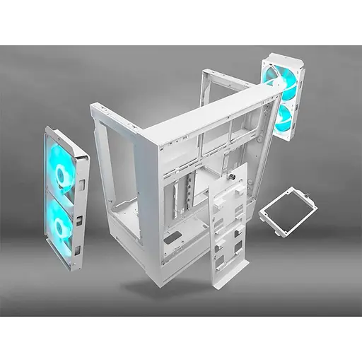 Корпус Cougar OmnyX RGB белого цвета (OMNY X RGB White) - фото 12