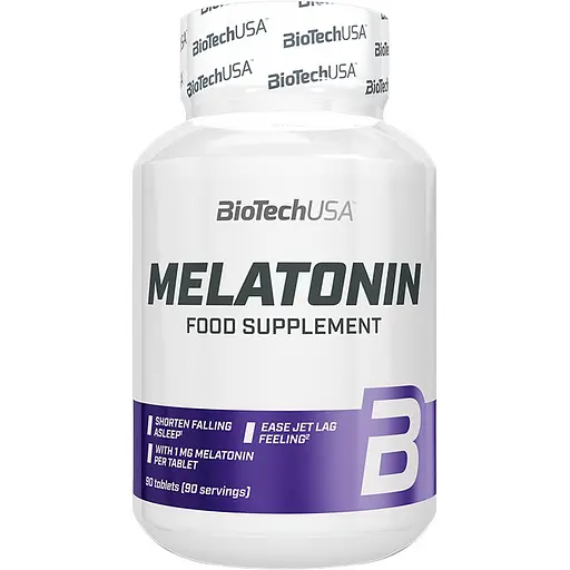 Мелатонін BiotechUSA Melatonin 90 таблеток - фото 1