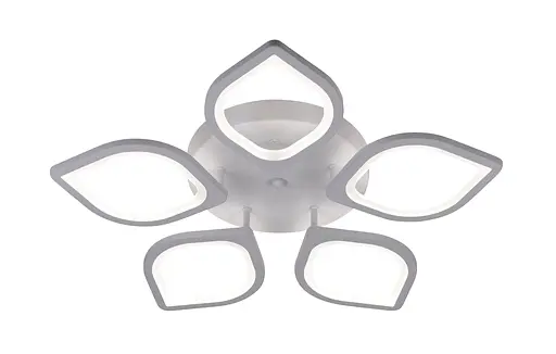 Люстра світлодіодна Valeso V X6131-5 WT - фото 2