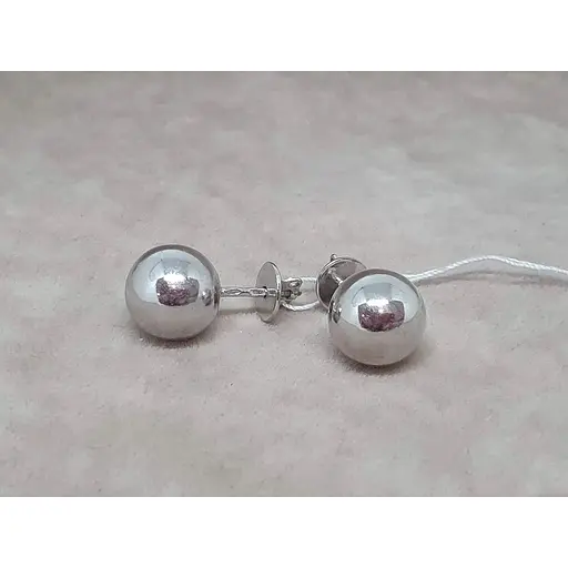 Серебряные пуссеты Tango. 580062С - фото 3