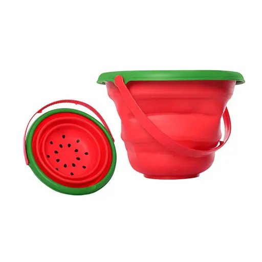 Дитяче іграшкове складане відерце "Фрукти" Bambi 6911N(Red) червоний - фото 1